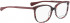 BELLINGER BROWS-5 glasses in Red Pattern