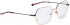 BELLINGER BOLD-7 glasses in Gold