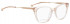 ENTOURAGE OF 7 FLORA glasses in Brown Transparent