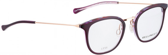 BELLINGER LESS1891 glasses in Aubergine Transparent