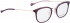 BELLINGER LESS1891 glasses in Aubergine Transparent