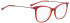 BELLINGER LESS1887 glasses in Red