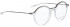 BELLINGER LESS1817 glasses in Crystal