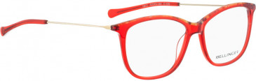 BELLINGER LESS1813 glasses in Red Transparent