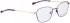 BELLINGER BOLD-5 glasses in Aubergine