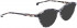ENTOURAGE OF 7 ALEKSANDRA sunglasses in Grey Pattern