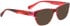 BELLINGER NOVA sunglasses in Red