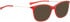 BELLINGER LESS1813 sunglasses in Red Transparent