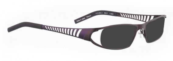 BELLINGER FUTURA-2 sunglasses in Aubergine