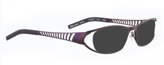 BELLINGER FUTURA-1 sunglasses in Aubergine