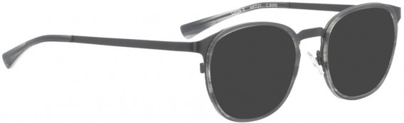 BELLINGER CIRCLE-X sunglasses in Black