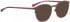 BELLINGER CIRCLE-X sunglasses in Red