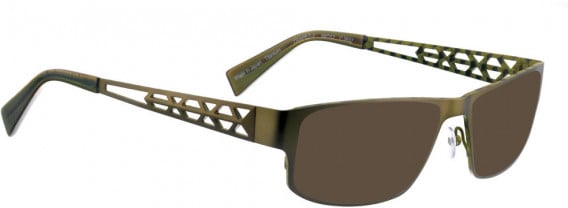BELLINGER TRAPEZ-2 sunglasses in Olive Green