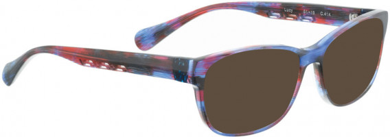 BELLINGER LUCY-52 sunglasses in Blue/Pink Pattern