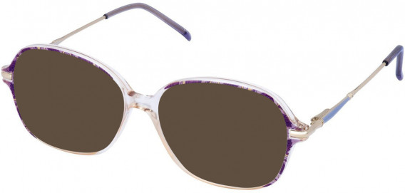 Cameo ELIZABETH-55 sunglasses in Purple and Crystal