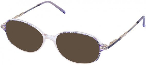 Cameo ALICE-52 sunglasses in Violet and Crystal