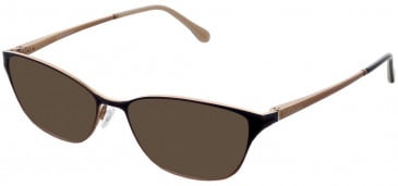 L.K.Bennett 43 sunglasses in Brown and Nude