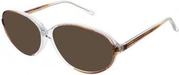 Matrix 818-55 sunglasses in Brown and Crystal
