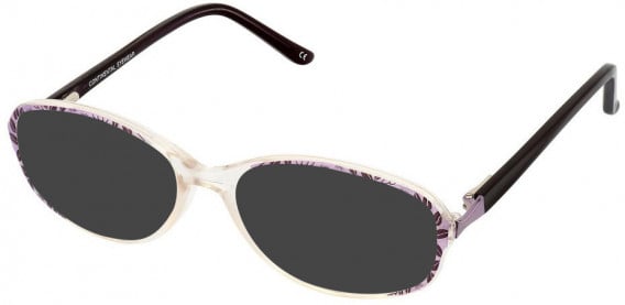 Cameo HEIDI-54 sunglasses in Lavender and Crystal