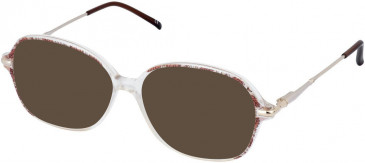 Cameo ELIZABETH-55 sunglasses in Brown and Crystal