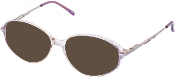 Cameo CHARLOTTE-54 sunglasses in Purple and Crystal