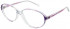 Matrix 818-53 glasses in Purple and Crystal