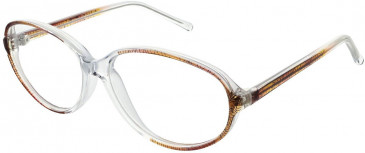 Matrix 818-53 glasses in Brown and Crystal