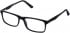 Lazer 4086-53 glasses in Black