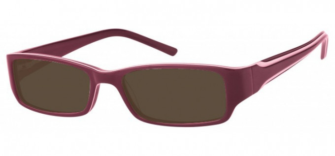 Sunglasses in Purple/Ivory