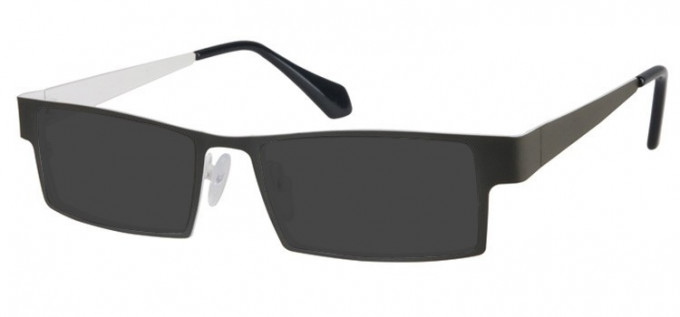 Sunglasses in Black/White