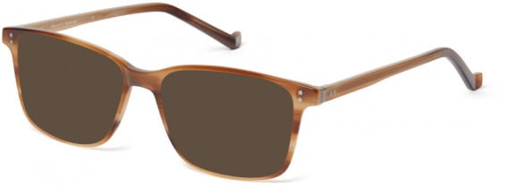 Hackett HEB144 Sunglasses in Milky Brown Horn UTX