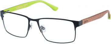 Superdry SDO-OSAMU glasses in Black Lime