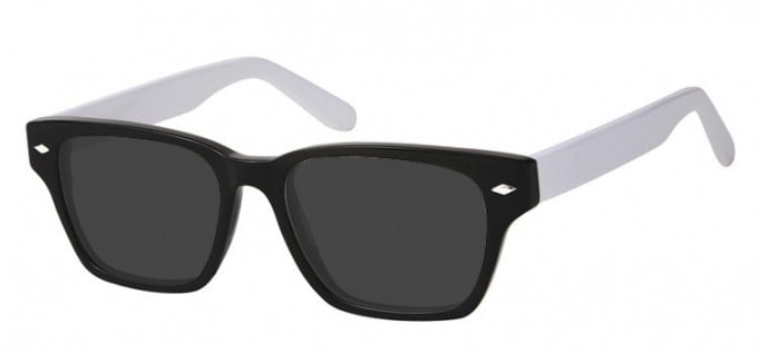 Sunglasses in Black/White