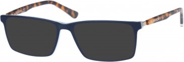 Superdry SDO-ARNO sunglasses in Navy Tortoise