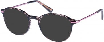Superdry SDO-BILLIE sunglasses in Black Pink