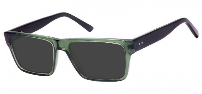 Sunglasses in Clear Green
