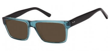 Sunglasses in Clear Turquoise