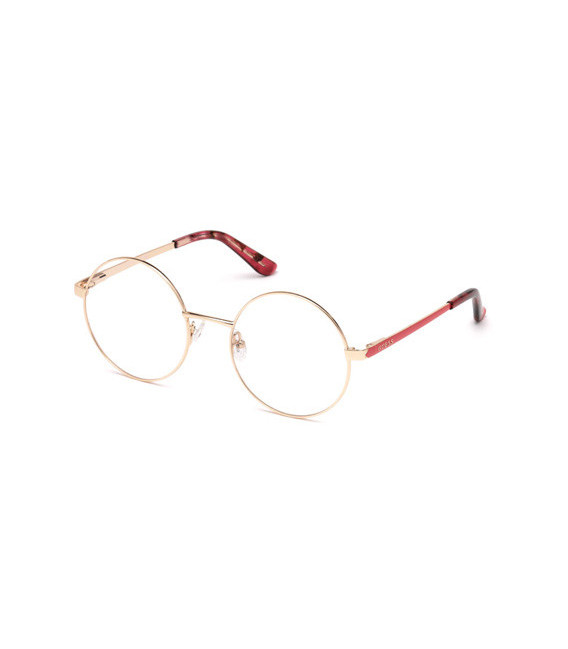 GUESS GU2682 glasses in Shiny Rose Gold
