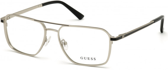GUESS GU1987 glasses in Shiny Light Nickeltin
