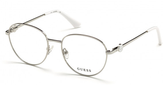 GUESS GU2756-55 glasses in Shiny Light Nickeltin