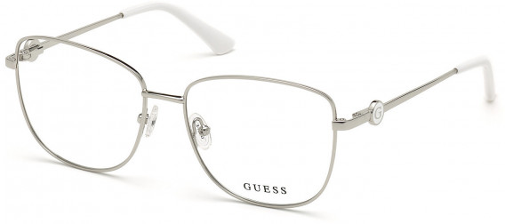 GUESS GU2757 glasses in Shiny Light Nickeltin