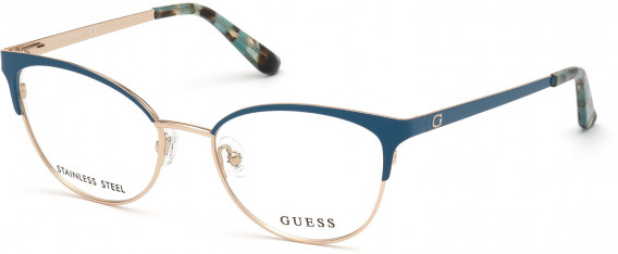 GUESS GU2796 glasses in Shiny Turquoise