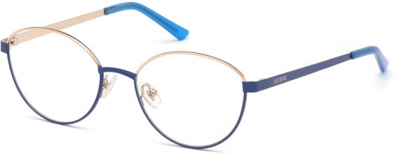 GUESS GU3043 glasses in Shiny Blue