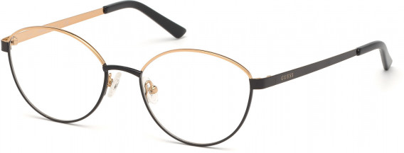 GUESS GU3043 glasses in Shiny Rose Gold