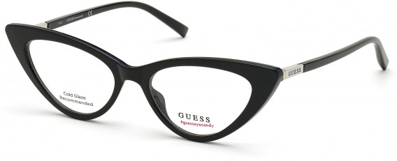 GUESS GU3051 glasses in Shiny Black