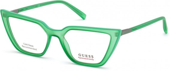 GUESS GU3057 glasses in Matte Light Green