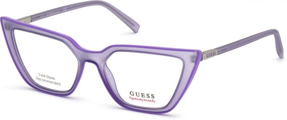 GUESS GU3057 glasses in Shiny Violet