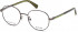 GUESS GU50025 glasses in Shiny Gunmetal