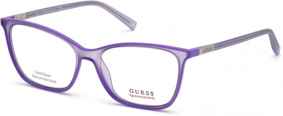 GUESS GU3055 glasses in Shiny Violet