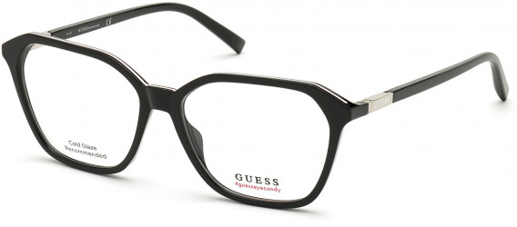 GUESS GU3052 glasses in Shiny Black